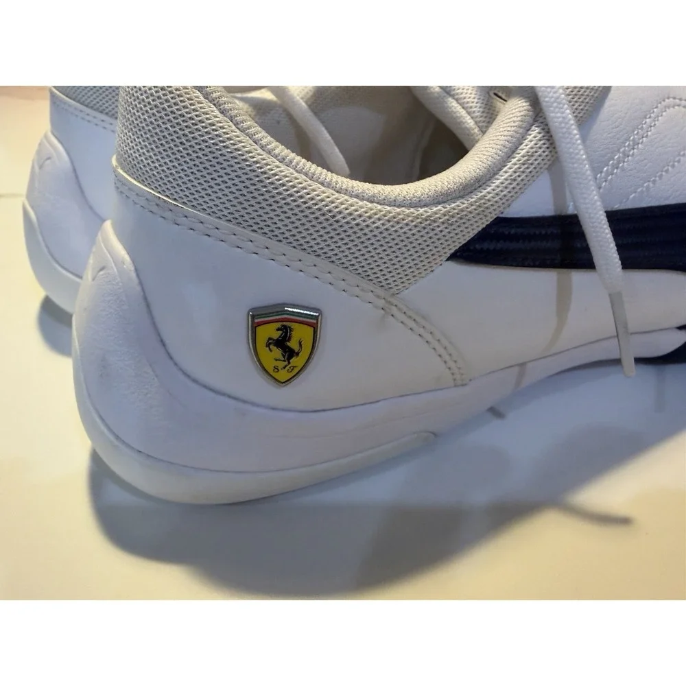 Puma white black